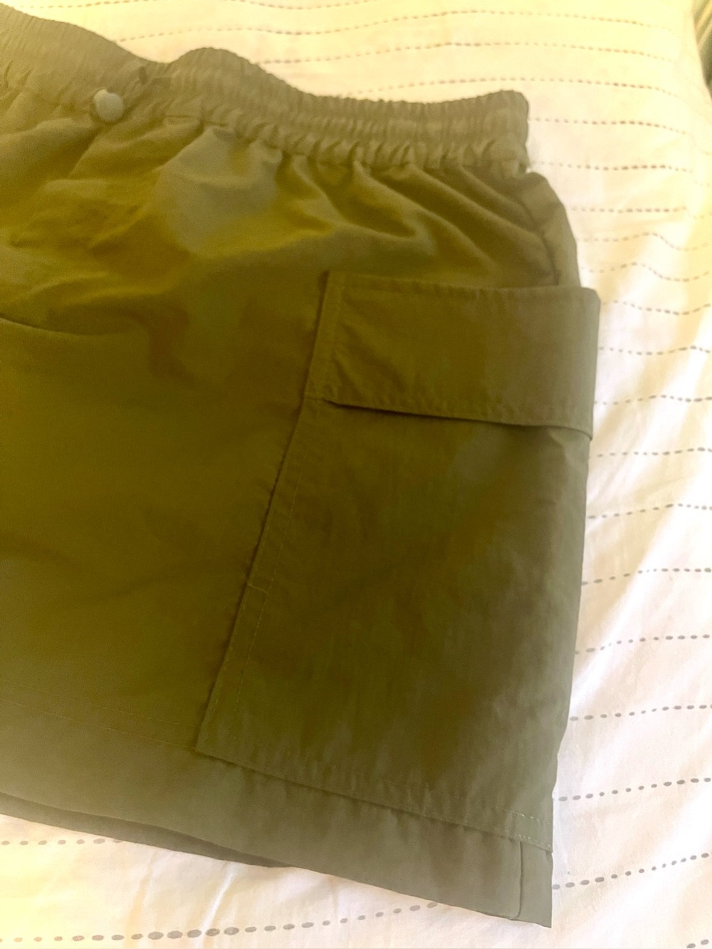 ALL IN FAVOR Olive Green cargo style Skort (M) like new - Picture 4 of 8